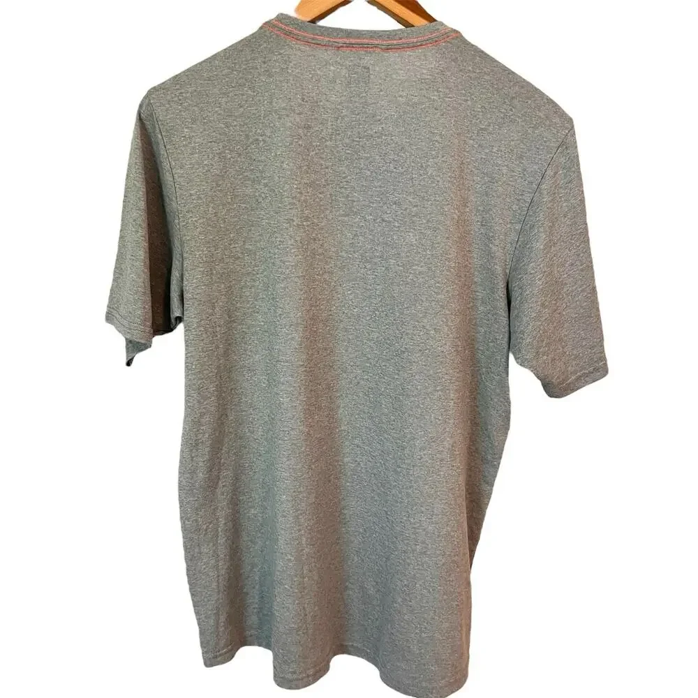 The North Face Tee Shirt Men’s Small Gray Orange TNF Mountain Athletics Training